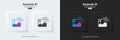 AI generate image icon. A set of buttons with symbols. Image enhancement, improved quality, generated. Artificial intelligence