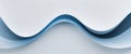 abstract blue and white wave line , copy space concept for wallpaper or background Royalty Free Stock Photo