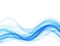 an abstract flowing wave of inteconnected blue lines symbolizing spreading awareness of diabetes Royalty Free Stock Photo