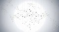 Abstract network connections, digital data visualization background. Royalty Free Stock Photo
