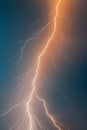 Abstract Representation of Lightning and Energy. Royalty Free Stock Photo