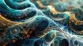 AI-generated abstract visual, showcasing unique patterns and textures created through machine learning algorithms Royalty Free Stock Photo