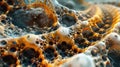 AI-generated abstract visual, showcasing unique patterns and textures created through machine learning algorithms Royalty Free Stock Photo