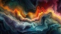 AI-generated abstract visual, showcasing unique patterns and textures created through machine learning algorithms Royalty Free Stock Photo