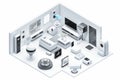 Advanced digital surveillance technology records and safeguards secure communication in home camera systems.