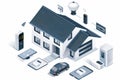 Smart home systems and sensor integration provide automated security scenarios and installation services for enhanced home protect