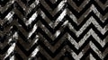 Ai Generated Art Black and Silver Chevron pattern with a Sparkly Silver Glitter Shimmer Royalty Free Stock Photo