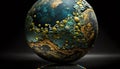 Oblate Spheroid Earth: Imperfect but Beautiful, Made with Generative AI