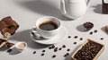 AI-Generated Azuki Espresso: Japanese Fusion of Espresso Bliss with Sweet Red Bean Elegance