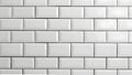AI-generated background of white ceramic bathroom tiles arranged in a classic grid pattern. Royalty Free Stock Photo