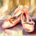 Graceful Ballet Shoes, Made with Generative AI