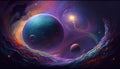 Harmony of the Cosmos: A Mesmerizing Depiction Made with Generative AI