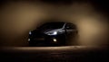 Ford Focus Mk3 in Dense Fog, Made with Generative AI Royalty Free Stock Photo