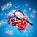 ai generated brain illustrations Royalty Free Stock Photo