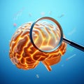 ai generated brain illustrations Royalty Free Stock Photo