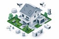 Deploy high-resolution surveillance for urban safety with automated security systems, using camcorders, intelligent sensors, and c