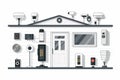 Camera protection in commercial security systems integrates live monitoring, acoustic alerts, and seamless Ethernet connectivity.