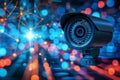 Secure network access and advanced security setup employ digital encryption and multi-factor authentication with video technology