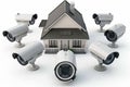 Protective perimeters in real estate settings utilize alarm systems with networked CCTV to secure camera-monitored environments ag