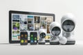 Private network setups manage security through detecting cameras, ensuring video surveillance is conducted in real-time within env