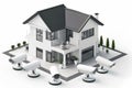 Integrate virtual private network protection in home CCTV setups, ensuring secure locks and alarms through Wi-Fi 6 technology for
