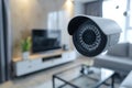 Property management benefits from elderly support technology using an alarm system with cameras, motion detection, and smartphone