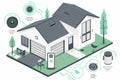 Secure Wi-Fi coverage integrates device privacy protections, employing Security technology for smart home connectivity and IoT saf
