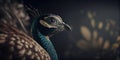 The Peacock\'s Ponderings: A Generative AI Generated Cinematic Image