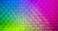 Rainbow Bubble Wrap Texture (AI Generated) Royalty Free Stock Photo