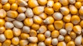 AI-generated Golden Corn Kernels Macro Background Royalty Free Stock Photo