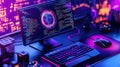 AI-Generated Code Display Royalty Free Stock Photo