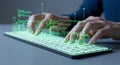 AI-Generated Code Visualization Royalty Free Stock Photo