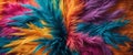 Colorful fur background creating stunning visual design.