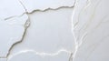 AI-generated Cracked White Surface Texture Background with Copy Space Royalty Free Stock Photo