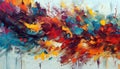 AI-Generated Create a vibrant and captivating abstract artwork
