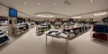 Ai generated a crowded retail store with numerous shelves and products on display