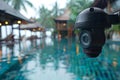 Utilize elderly support technology in your home security system with an alarm that includes biometric authentication, motion detec