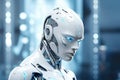 AI generated Cybernetic robot of new generation