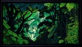 Earth\'s Verdant Canopy: A 3D Artistic Rendition, Made with Generative AI