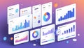 AI-Generated Data Visualization Royalty Free Stock Photo