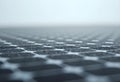 AI generated detailed close-up of futuristic solar panel surface Royalty Free Stock Photo