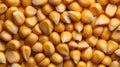 AI-generated Corn Kernels Macro Background Royalty Free Stock Photo