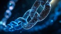 AI Generated: Digital Blockchain and Data Network Royalty Free Stock Photo