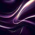 Ai Generated Dynamic Purple Wave Background Design