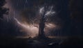 Electric Forest: Nature\'s Fury, Made with Generative AI