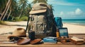AI Generated Explore Beyond Boundaries Backpack Essentials for Adventure