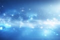 AI generated futuristic digital data network background glowing blue white nodes and flowing connections representing big data Royalty Free Stock Photo