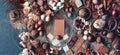 Ai Generated, Generative Ai, Top view various kind of chocolate cacao candies mixed flavor in luxury transparent glass plate, Royalty Free Stock Photo