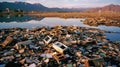 AI-Generated Gigantic Mountain of E-Waste