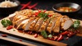 AI generated Gourmet Mastery, Chicken Teppanyaki Delight